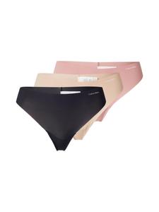 Calvin Klein Underwear Стринги Regular 'Invisibles' в цвете Beige, Dusky Pink, Black