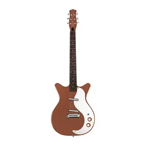 Электрогитара Danelectro 59 MOD NOS медного цвета
