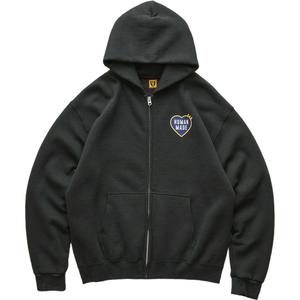 Классический худи на молнии HUMAN MADE, черный