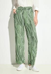 Брюки WIDE LEG Cecil, зеленый