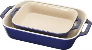 Набор форм для выпечки Staub Ceramic, 2 штуки, темно-синий