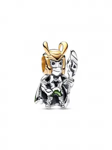 Подвеска Marvel Loki Pandora, серебро/золото