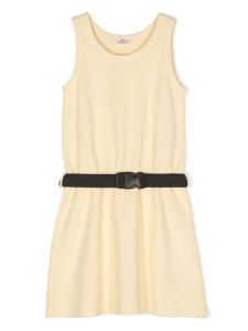 Andorine платье без рукавов с поясом, желтый