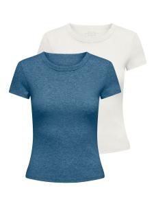 Рубашка ONLY ONLEASY, цвет marine blue/Off white