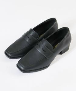 Лоферы с квадратным носком и каблуком 3 см для офиса, официальных мероприятий и повседневной носки 3066 Liberty Doll, цвет Black