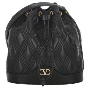 Сумка через плечо VLogo Plaque с кулиской и стежкой Valentino, basic set (bag+dust bag)