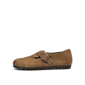 BOERDIQI Женские повседневные туфли с коричневой овчинной стелькой, цвет Brown Sheepskin Insole