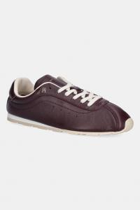 Кожаные кроссовки TH LOW PROFILE RUNNER Tommy Hilfiger, бордовый