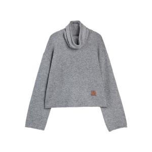 ELLE Свитер Women's Medium Gray Turtleneck Moderate Others