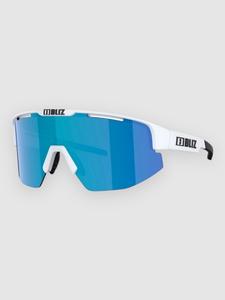 Солнцезащитные очки BLIZ Active Eyewear Matrix Shiny White Sonnenbrille, smoke w blue multi