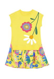 Платье «Цветочный сад» Denokids, желтый