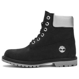 Кроссовки 6 inch heritage cupsole waterproof boots 'black nubuck with silver collar' Timberland, черный