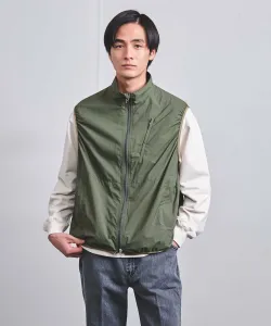 Самый водоотталкивающий нейлоновый жилет United Arrows, цвет Olive