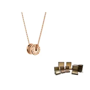 BVLGARI Ожерелье из розового золота 585 пробы B.Zero1 унисекс