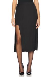 Кира Миди юбка в черном Rails