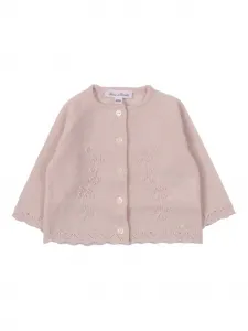 Кардиган с цветочной вышивкой Tartine Et Chocolat, розовый