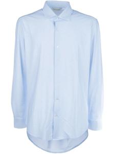 Рубашка с узором «ёлочка» Брайана Дейлса Brian Dales, синий