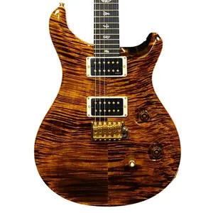 PRS Wood Library Custom 24 10-Топ Флейм Мейпл - Желтый Тигр