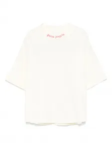 Футболка с логотипом Palm Angels Kids, нейтральный