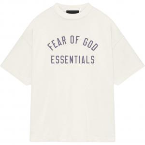 Jersey Crewneck Tee Fear Of God Essentials, слоновая кость