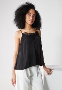 Топ PLISSE TOP Anna Field by Zalando, черный