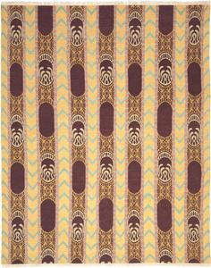 SAFAVIEH Goya Stripe коллекция ковер 275 x 366 см - Root Brown, ручной вязки шерсть, идеально для помещений с высокой проходимостью в гостиной, спальне (DVE515B)