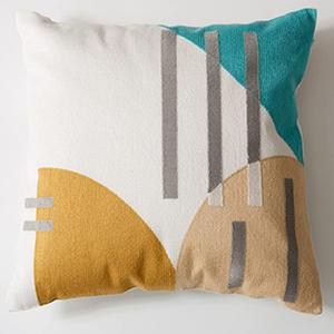 ZUIAI Чехол для подушки с цветочным принтом в горошек и вышивкой