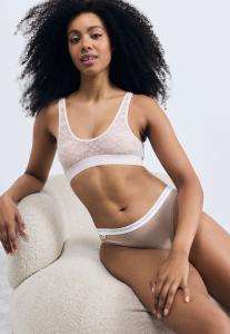 Бюстгальтер Lacoste UNDERWEAR BRA, Angora/Light Pink