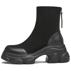 Ботильоны женские, черные/кофейные TATA, Black