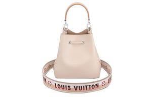 LOUIS VUITTON Сумка ведро из кожи Эпи зернистой фактуры через плечо кроссбоди женская бежевая