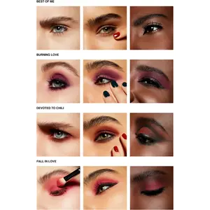 Матовые тени для век Powder Kiss MAC, Fall In Love (midtone blue pink)