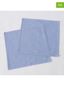 Boltze Набор из 2 салфеток "Lenea" светло-голубого цвета - (Д)40 x (Ш)40 см