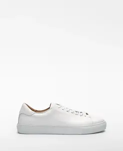 Мужские базовые кожаные спортивные кроссовки Adolfo Dominguez, белый