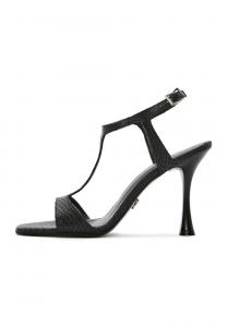 Босоножки на высоком каблуке Sandals Derimod, черный