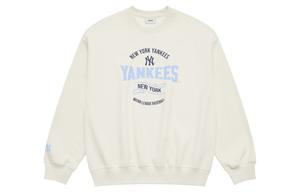 MLB Свитшот unisex в стиле преппи коллекции New York Yankees SS25 cream