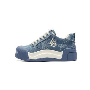 Кроссовки Canvas Unisex Low Top Синий/Белый Lilbetter