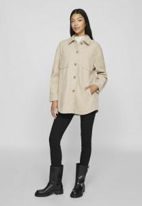 Короткое пальто VIKIMMI VILA, бежевый