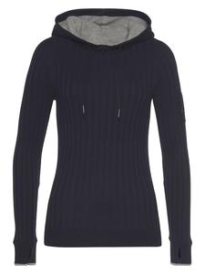 Вязаный свитер темно-синего и светло-серого меланжа Kangaroos