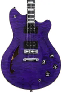 Электрогитара EVH SA-126 Special Quilted Maple Semi-hollowbody - Цвет Trans Purple