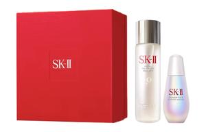 SK-II SK II Fairy White Repairing Miracle Water мини-набор сывороток Light Bulb для ухода за кожей, подтягивающий и увлажняющий, 230 мл + 75 мл