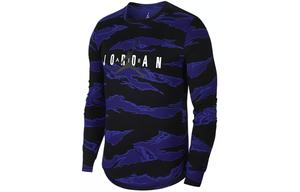 Футболка спортивная мужская пурпурная черная разноцветная Jordan