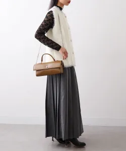 Сумка-клатч/Широкая сумка на цепочке/Клатч/Двусторонняя