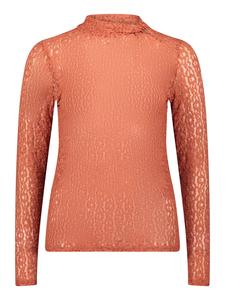 Рубашка с длинными рукавами и воротником терракотового цвета CARTOON