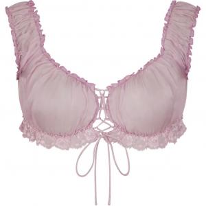 Skims SS24 Romantic Lace Collection ROMANCE LACE CROP TOP Бюстгальтер Женский IRIS MICA/Iris Mica