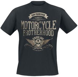 Футболка Gasoline Bandit Motorcycle Brotherhood, черный