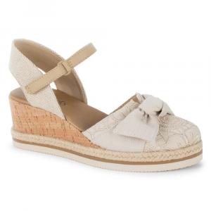 Босоножки на танкетке Arabelle Baretraps, cream