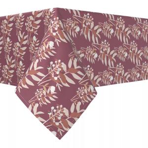 Прямоугольная скатерть, 100% полиэстер, 60х120 дюймов, осенние ветки.