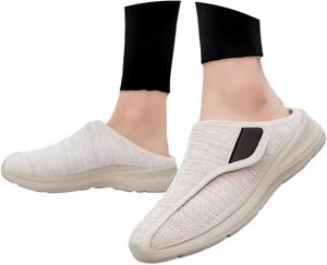 Женские зимние тапочки с флисовой подкладкой и застежкой-липучкой для удобства дома и на улице Generic, Beige