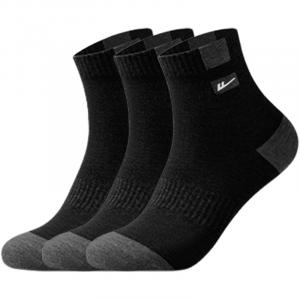 Набор унисекс носков WARRIOR, 3 pack (черный)