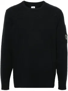 Джемпер с декором Lens C.P. Company, синий